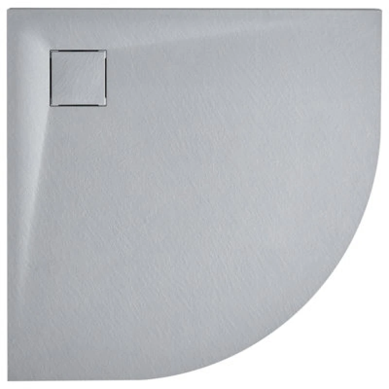 Image of Beliani Shower Tray Paron 900 X 900 X 30 mm Grey