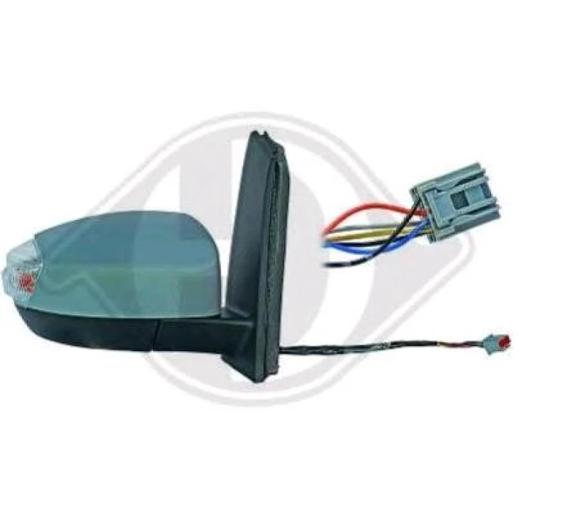 Image of DIEDERICHS 1467225 Wing mirror Left, Complete Mirror, primed Outside Mirror (50)