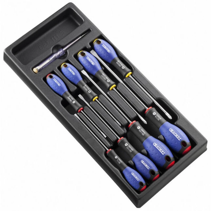 Image of Facom Expert by Facom E194940B - 8 Piece Mechanic's And Electrician's Screwdriver Module
