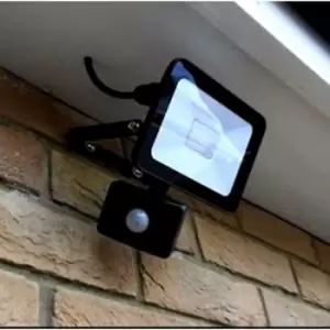 Image of Ener-j - 50W Slim LED Floodlight with pir Sensor 6000K