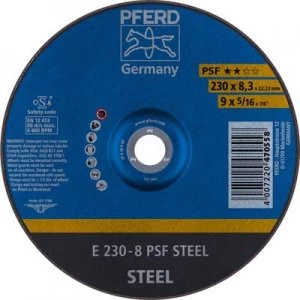 image of PFERD 62023834 Psf Steel Grinding disc (off-set) 230 mm 22.23mm 10 pc(s)