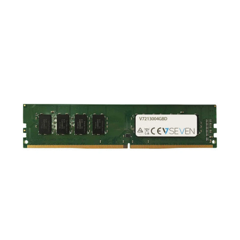 Image of V7 V7 V7213004GBD memory module 4GB 1 x 4GB DDR4 288-pin DIMM V7213004GBD