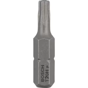 image of Bosch Security Torx Screwdriver Bits T20 25mm Pack of 2