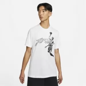 Image of Air Jordan Graphic T Shirt Mens - White
