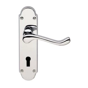 Image of Jedo Epsom Door Handle On Backplate