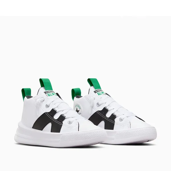 image of Kids All Star Ultra Mid Home Team Canvas High Top Trainers