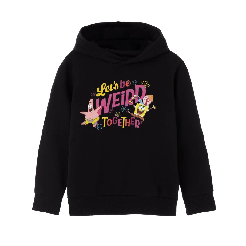 Image of Spongebob Squarepants Hoodie Black female