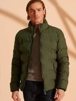 Image of Superdry Ultimate Radar Quilt Jacket, Khaki Size XL Men
