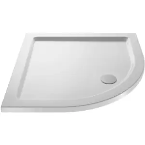 image of Nuie Pearlstone 760mm x 760mm Quadrant Shower Tray - NTP097 - White