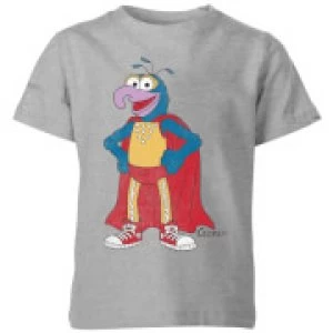 image of Disney Muppets Gonzo Classic Kids T-Shirt - Grey - 11-12 Years