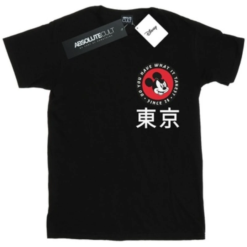 Image of Disney Mickey Mouse What It Takes T-Shirt Black male