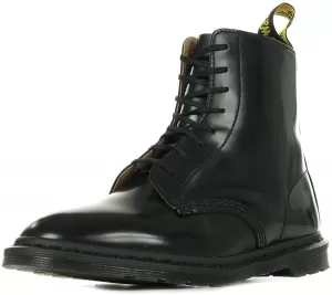 Image of Dr. Martens Mens Winchester II Polished Smooth Leather Lace Up Boots - Black - UK 10