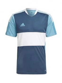 Image of Adidas Mens Block Tiro Tee
