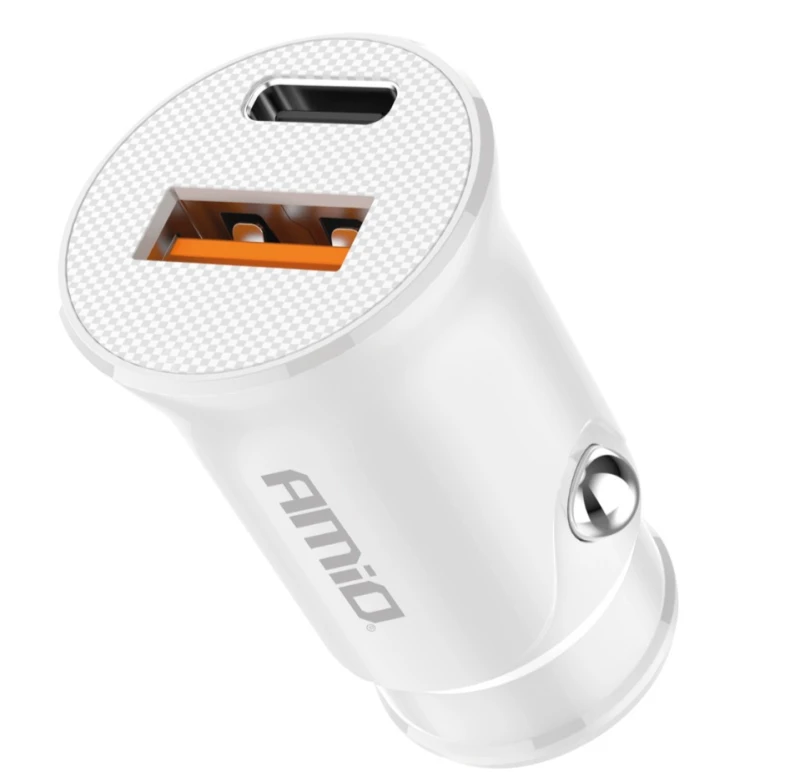 Image of AMiO 03877 Car mobile phone charger Number of inlets/outlets: 2 Car mobile phone charger (100026)
