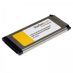 image of StarTech.com 1 Port Flush Mount ExpressCard SuperSpeed USB 3.0 Card Ad