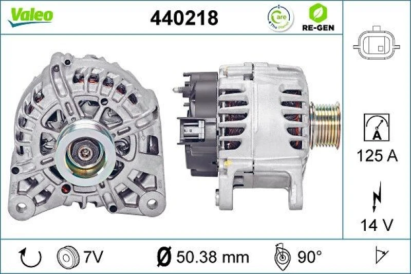 Image of Alternator VALEO 440218