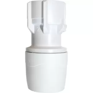 Image of Polypipe - polymax handtighten tap CONNECTOR15X1/2 - White