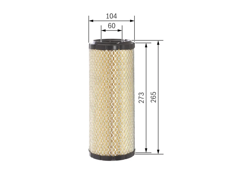 Image of Bosch F 026 400 319 Air filter Filter Insert Air Filter (8)