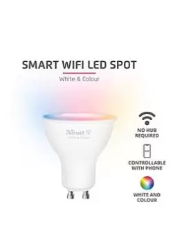 Image of Trust Gu10 Smart WiFi Bulb - White & Colour