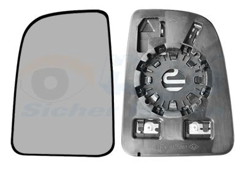 Image of VAN WEZEL Wing mirror glass VAN WEZEL 2973837