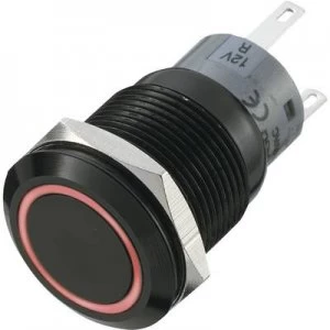 Image of TRU COMPONENTS LAS1 AGQ 11EB Tamper proof pushbutton 250 V AC 5 A 1 x OffOn IP67 momentary