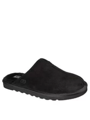 Image of Skechers Renten Open Back Slipper, Black, Size 11, Men