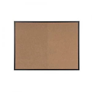 Image of Bi-Office Techcork Board Black Frame 1200 x 900 mm