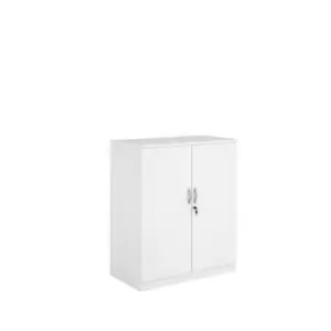 image of Systems double door cupboard 1200mm high - white