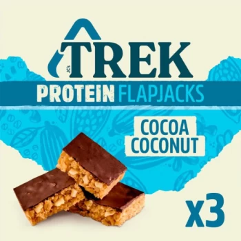 Image of Trek Cocoa Coconut Protein Flapjack - Multipack - (50gx3)