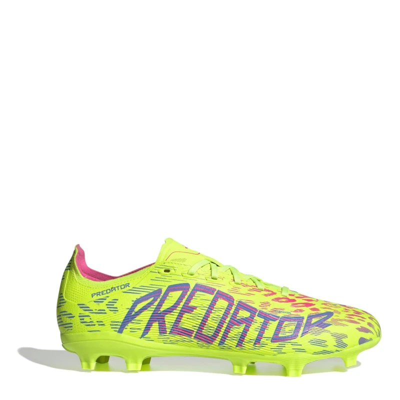 Image of adidas Unisex Adults Predator League Firm Ground Football Boots Lucid Lemon unisex 7.5 (41.3)