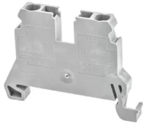 image of Wago Grey 870 Standard Din Rail Terminal, 28 12 AWG, 500 V