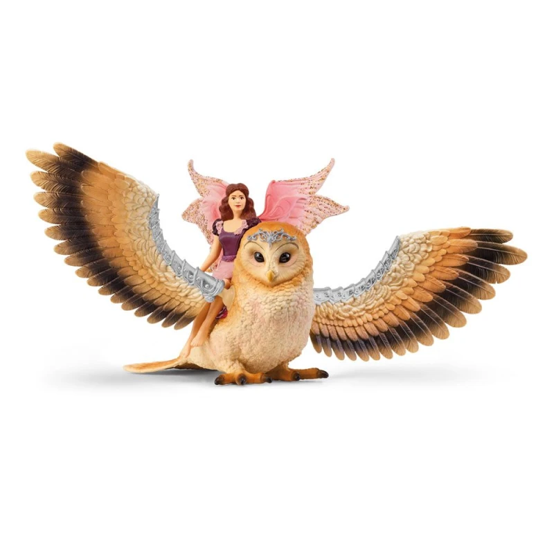 Image of Schleich Bayala Fairy in Flight on Glam-Owl Toy Figure Childrens Toys One Size Multi 74898999000