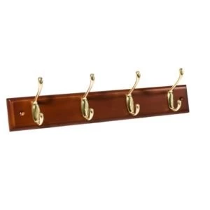 image of BQ Bronze mahogany Hook rail H15mm W70mm L458mm