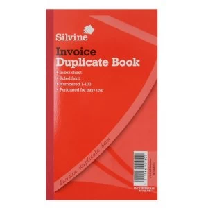 image of Robert Dyas Silvine Duplicate Invoice Book