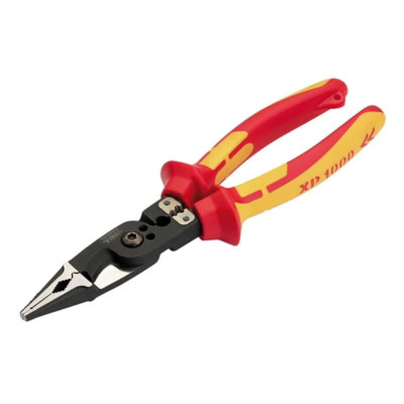 Image of Draper XP1000 VDE Insulated Tethered 8 in 1 Installation Pliers XP1000EPV2 Length: 215mm