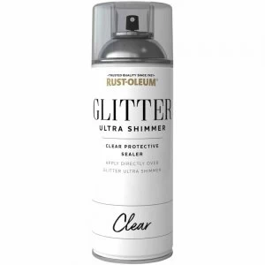 Image of Rust-Oleum Clear Glitter Ultra Shimmer Spray Paint 400ml