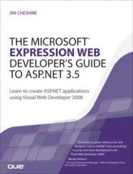 Image of The Expression Web Developers Guide to Asp.Net 3.5 by Jim Cheshire Book