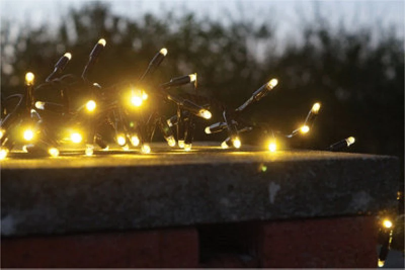 Image of Eagle Connect Cluster Lights Black Rubber Ip65 Cool White 10M