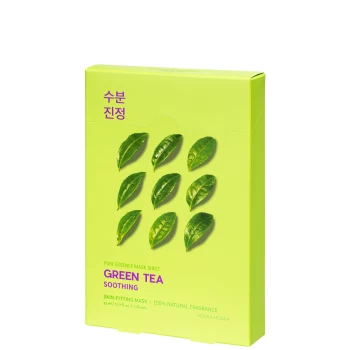 image of Holika Holika Pure Essence Mask Sheet (5 Masks) 155ml (Various Options) - Green Tea