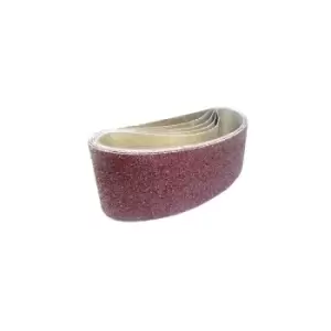 Image of Toolpak Cloth Sanding Belts, 120 Grit 100mm x 610mm Long (5 Pack)