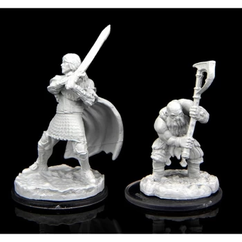 Image of Critical Role Unpainted Miniatures (W2) - Westruun Militia Swordsman & Kraghammer Axeman