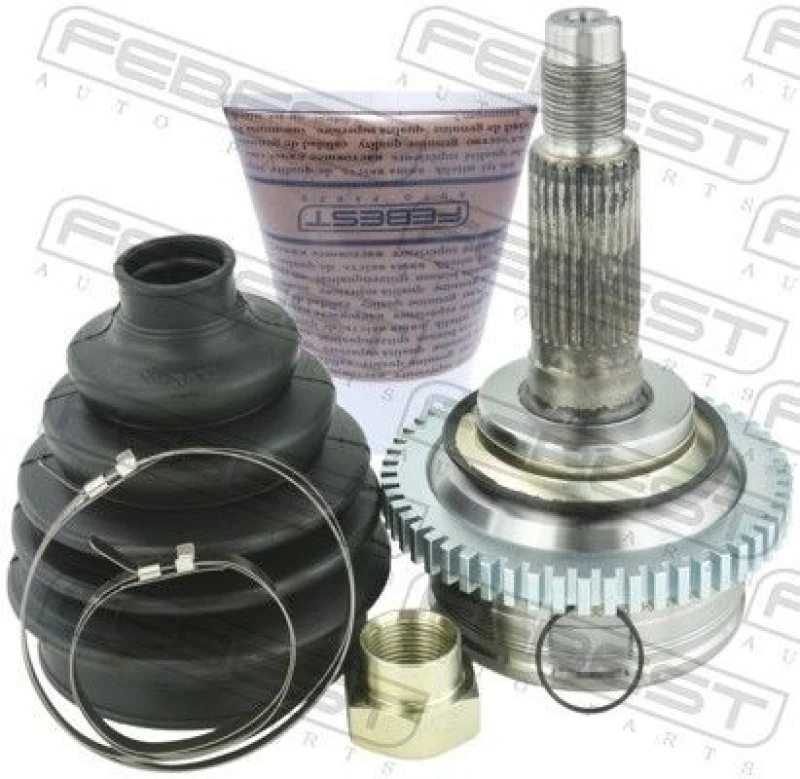 Image of FEBEST 2210-CARNFLA54 CV Joint Wheel Side, with ABS sensor ring Joint Kit,drive shaft (5)