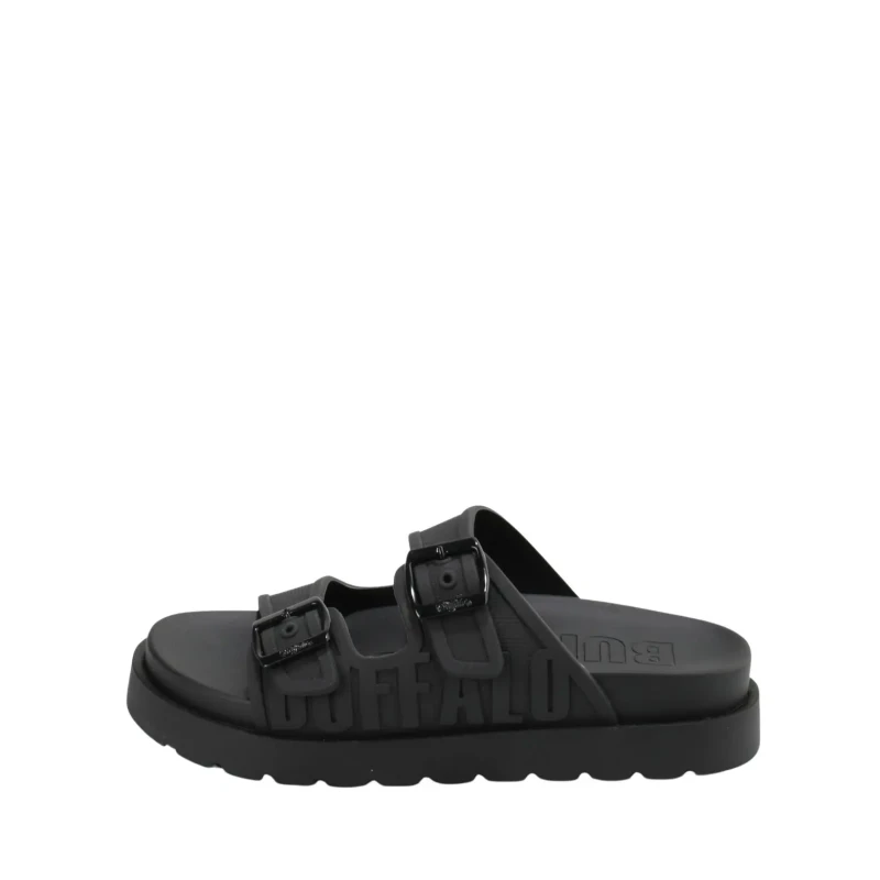 Image of Buffalo Womens slides Buffalo Eve sol Noir Female 40