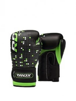 image of Rdx 3B Dino Kids Boxing Gloves - Green/Black