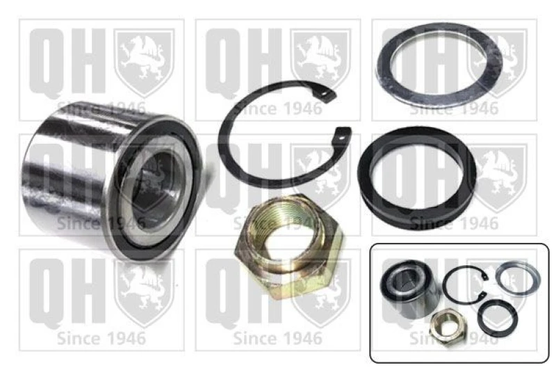 Image of QUINTON HAZELL Wheel bearing kit QUINTON HAZELL QWB503