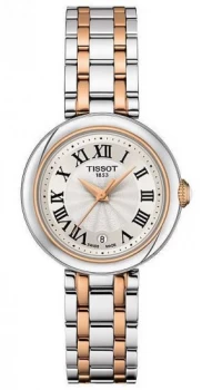 image of Tissot Bellissima Silver Dial Two Tone Stainless Steel Watch