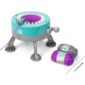 Image of Knitting Circle TY6144 Station, Small Machine, Knit Gloves, Hats and Scarves with Two Coloured Yarns