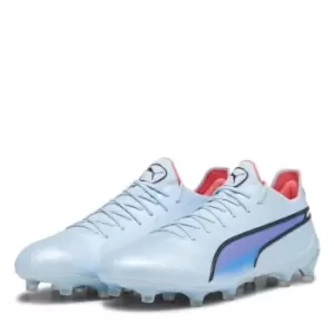 Image of Puma King Ultimate.1 Adults Firm Ground Football Boots - Silver