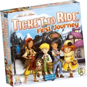 Image of Ticket To Ride: First Journey Europe Edition (Nordic) Board Game