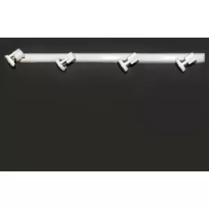 Image of Cristal Record Lighting - Cristal Arco 4-Light Ceiling Spotlight Bar Light White
